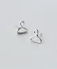 Stylish Small Hangers Ear Stud Silver Alloy Personalized Girls Birthday Gifts Punk Jewelry Coat Hanger Studs Earrings1937714