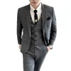 Męskie garnitury Blazers Mash Man Men Business Suit 3cece Style Klasyczna sukienka na bal maturalne zestaw Homme Rozmiar 5xl-S Blazer Pant Creach 231109
