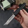 UT-COMBAT UT85 Attacker Auto Knoves Damascus Blade Fibre Ruse Cafring Taktycal Hunt Camp Selffense Rescue Rescue Pocket Nóż EDC