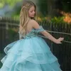 Vestidos de menina flor vestido sem mangas estilingue lantejoulas decalques princesa primeira comunhão casamento dança festa sonho crianças presente