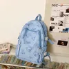 School Bags Backpack Cute Graffiti Bear Pattern Fresh And Sweet High Beauty Large Appearance Commuting Student Fashion Trends