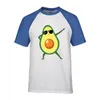 Camisetas masculinas masculino Dabbing abacate com óculos de sol Design camisa meninos e garotas ótimos algodão casual tamas de manga curta engraçada camiseta engraçada