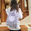 School Bags Backpack Cute Graffiti Bear Pattern Fresh And Sweet High Beauty Large Appearance Commuting Student Fashion Trends