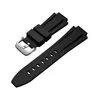 Watch Bands Dedicated Strap For I&W 618 Series Watches And 589 Silicone Leather Men