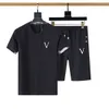 2023 Men's Tracksuits Outfits new pattern Designers Tracksuits Summer Suits T Shirt Seaside Holiday Shirts Shorts Sets