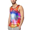 Tanktops voor heren Heren Jesus Vest Volledige print Faith Cross Tanks Mode Streetwear Mouwloos T-shirt met ronde hals