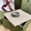 Bague de créateur bagues de luxe pour femmes bagues de couple classiques vintage unisexe esprit serpent bagues à la mode et polyvalentes bijoux hip hop personnalisés cadeau de vacances