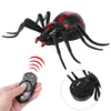 ElectricRC Животные инфракрасные RC Spider Toy Delte Dote Coloring Реалистичное симуляцию озорных трюков спортсменов Хэллоуин Пасхальный подарок 230407