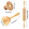 Massager Back Massager Wooden Gua Sha Tool Wood Roller Massage Tool Mushroom Massager Tool for Gua Sha Anti Cellulite Body Sculpting 230408