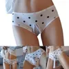 Slip 95% coton bref Sissy Dot culotte mignonne gaine de pénis sous-vêtements homme Gay sous-vêtement sans couture voir à travers les tongs à manches de coq Breathab