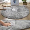 Mattor Zysy Super Soft Plush Circular Carpet Mat vardagsrum hem dekoration golvmatta sovrum sovrum matta