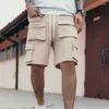 Erkek Şort Yaz Hip Hop Avrupa Amerika Birleşik Devletleri Sokak Erkekler Gevşek Spor Eğlencesi Çok Cepli Kargo 5 Puan Pantolon