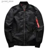 Heren Jassen Herfst Oversized Mannelijke Ma1 Legergroen Militaire Jas Ma-1 Pilot Air Jas Mannen Bomber Vlucht Jas q231109