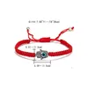 Bracelets De Charme Bracelets De Charme Européen Et Américain Innovant Oeil Bleu Mal Rouge Corde Tissé À La Mode Réglable Main St Dhgarden Dhfi4