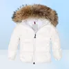 Дети вниз куртка 2021 Россия зимний енот еновый воротник Дети теплый переход снежного пальто для мальчиков для мальчиков 188p6906662