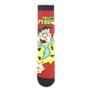 Chaussettes pour hommes heureux coloré skateboard long drôle hommes femmes dessin animé motif hip hop cool sokken pour coton meias unisexe