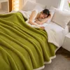Одеяла коралловое одеяло, стеганое одеяло, простыни, кондиционер, офисный сон, двойное студенческое общежитие, зимнее плотное теплое