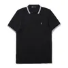 Fred Perry Polos para hombre Camiseta de diseñador Ropa alta Manga corta Moda Polos de solapa casual Camisetas de moda Solapa de manga corta transpirable Top casual