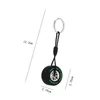 Porte-clés 1pc Racing Tire Porte-clés Mini Voiture Porte-clés Accessoires Pendentif Souple Roue En Caoutchouc Pneu Auto Anneau