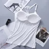 Camisoles Tanks Women's Spring/Summer Built-in Bra Tank Top Sexy Ultra Thin Sleeveless Top Women's Backless Seamless Chest Pad Camis Top Y681 230408