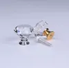 Perillas de cristal con diseño de forma de diamante de 20-30mm, tirador de cajón de armario, puerta de armario de cocina, manijas de armario, Hardware dh8700