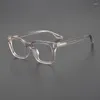 Óculos de sol anti luz azul óculos de leitura artesanal acetato quadro masculino vintage quadrado óculos feminino preto prescrição