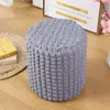 Chair Covers 3D Bubble Design Elastic Ottoman Slipcover Footstool Protector Removable Stretch Sofa Foot Stool For Living Room