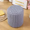 Stoelbedekkingen 3D Bubble Design Elastic Ottoman Slipcover voetenbank Protector Verwijderbare stretch bank voetkruk voor woonkamer