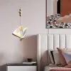 Pendant Lamps Italian light luxury bedroom study bedside small chandelier porch bar modern Nordic net red butterfly Lights Room decor lamp AA230407