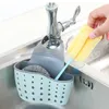 Kitchen Storage Creative Sink Drain Basket Products Plastic Hanging Bag Faucet Sponge Dishwasher