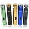 Smoking Colorful USB Charge Electric Aluminum Alloy Pen Dry Herb Tobacco Grind Spice Miller Grinder Crusher Grinding Chopped Cone Cigarette Holder DHL Free