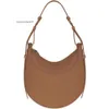 Moon bag Full-Grain Textured/Smooth Calf Leather Tote Designer Zip Closure Crossbody Fashion Women Hobo Handba