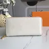 Cartera de moda 2023 para mujer, bolso negro, cartera larga para hombre, cartera de cuero PU con cremallera única, cartera clásica con Clip cero