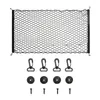 Araba Organizatör Depolama Net Arka Bagaj Sundurları Kargo Naylon Elastik Mesh Bab Otomotiv Aksesuar 70x70cm