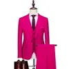 Męskie garnitury Blazers klasyczne mężczyzn pojedynczych przycisków wysokiej jakości niestandardowy biznes trzyczęściowy szczupły suknia ślubna o dużej wielkości Tuxedo 231109