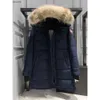 Designer canadien oie mi-longueur Version doudoune vers le bas Parkas hiver épais manteaux chauds femmes coupe-vent Streetwear