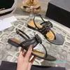 2023 Designer Bow Flat Flip-Flops Slide Slippers Womens 100% Leather Apricot/Black/White Outdoor Casua Sandals Lady Sexig Non-Slip Heel Shoes Size