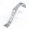 Horlogebanden 18 mm roestvrijstalen bandjes voor klassieke kleine vierkante band metalen armband A158/A159/AQ230/F91W/AE1200/AE1300/B650/AQ230