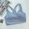 Lu Buttery-Soft Sports Bra Classic Yoga Bra Skin-Frendly Women Brassiere Fashion Topsセクシーなクロスストラップタンクレディーアンダーウェアフィットネスベスト