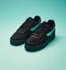 af1 Release Authentic Shoes Co. X AIR 1 LOW Schwarz/Mehrfarbig Herren Damen Sport-Sneaker mit Originalverpackung