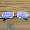 Sonnenbrille Executive Office Style Goldene 12-lagige Beschichtung Lesebrille für Männer mit PU-Gehäuse 0,75 1 1,25 1,5 1,75 2 2,5 bis 4