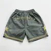 Pantaloncini verde militare 21SS abiti estivi 100 cotone Sport high street Nero225q