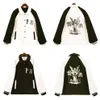 Palms palm ängel pa mens jackets mode märke mens kvinnor jacka vintage lös långärmad baseball mans hip hop höst varsity casual varma klädänglar 9903 cqh