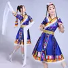 Vêtements de scène costume de minorité féminine mongole tenues de danse moderne vêtements traditionnels tibétains