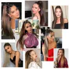 At kuyruğu Bol Sentetik Düz At kuyruğu Saç Uzantıları Kadınlar İçin Doğal Saç Klipsi Kıvırcık Ponytails 30inch Drawstring Ponytail YANLIŞ 230407