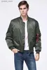 Männer Jacken Männer MA1 Jacke Winter Outdoor Dicke Qualität Nylon Amerikanische Militär Uniform Frauen Mantel Männliche Bomber Flug Jacke Q231110