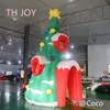 free shipment outdoor activities 5m 17ft outdoor Giant Christmas Inflatable Tree, inflatable Christmas house with light for decoration