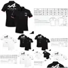 Polos pour hommes Vêtements de moto Motorsport Alpine F1 Team Aracing Tshirt Blanc Noir Respirant Teamline Chemise à manches courtes Vêtements de fan de voiture Drop Personnalisable 98i8