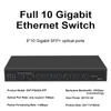 Hicomdata Full Gigabit Ethernet Switch 8 SFP -portar 1000 Mbps Hög hastighet