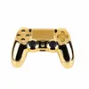 Freeshipping Full Housing Shell Case Skin Cover Button Set with Full Buttons Mod Kit Replacement For Playstation 4 PS4 Controller Gold Najbm